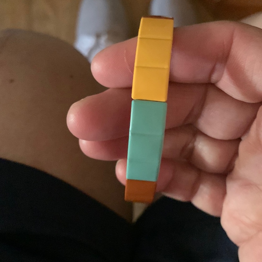 Stretch color block bracelet! Bought from a botique, love colors great 4 fall